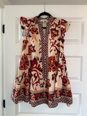 Pinch Floral Mini Dress